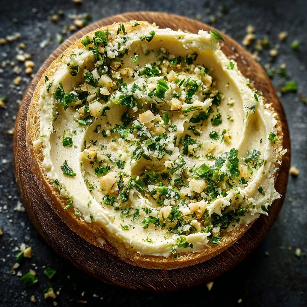 Kräuterbutter Mit Knoblauch Und Salz