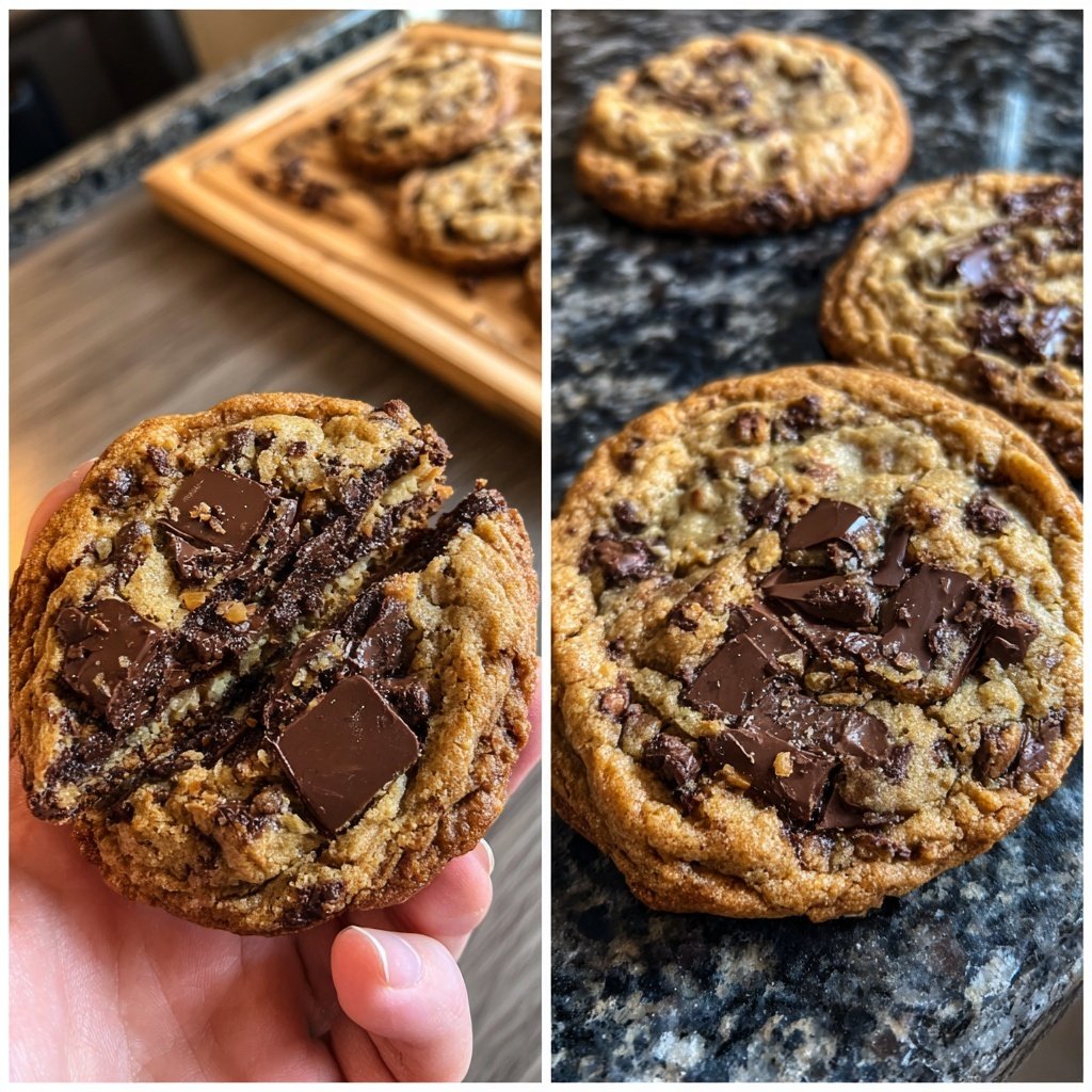 Cookies mit dunkler Schokolade