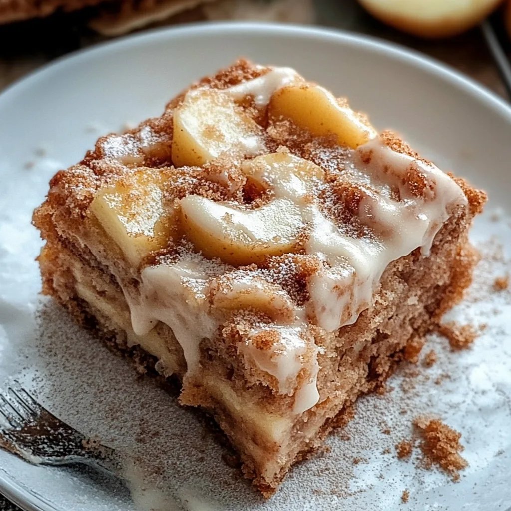 Saftiger Zimtschnecken Apfelkuchen