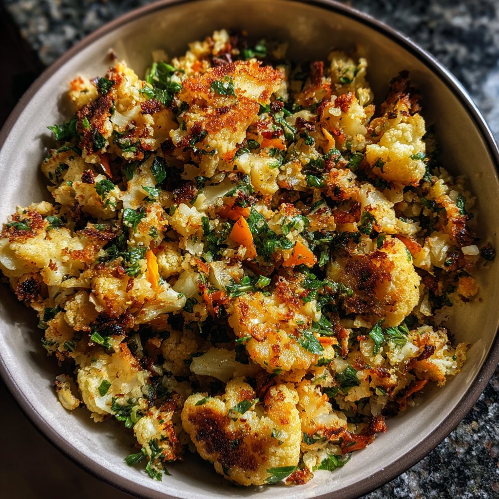 Blumenkohl Reis Pfanne