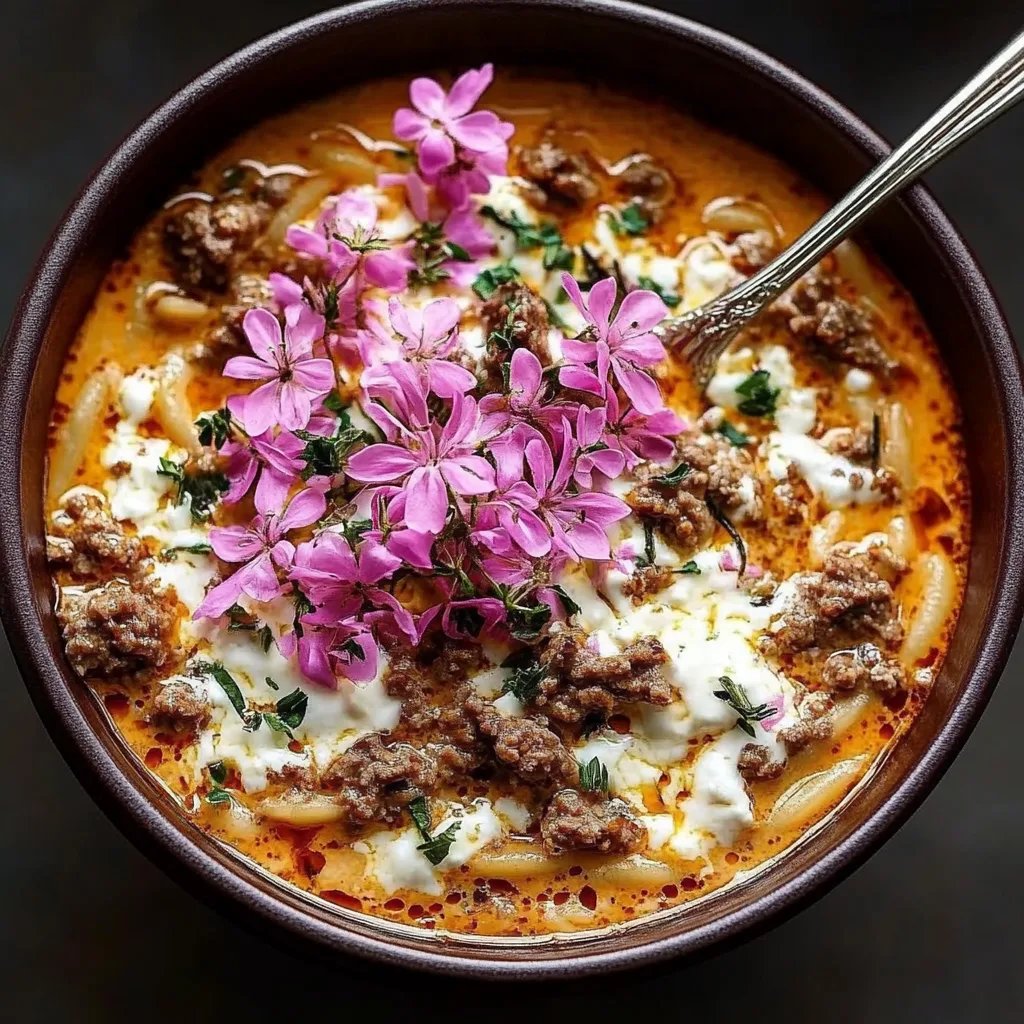 Griechische Kritharaki-Pfanne