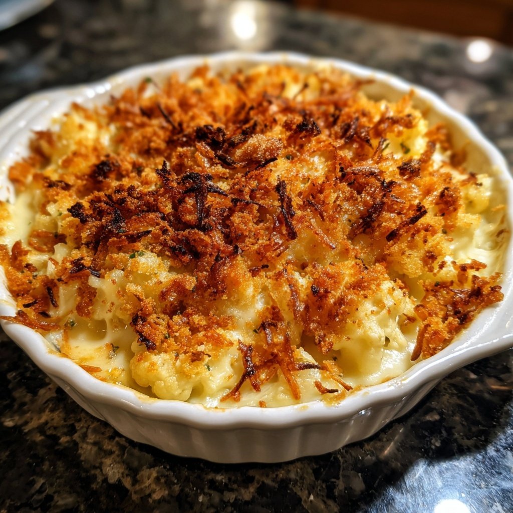 Blumenkohl Gratin Mit Semmelbröseln