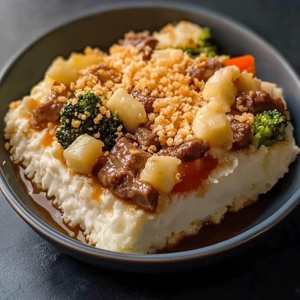 Süßes und Saures Rindfleisch mit Brokkoli