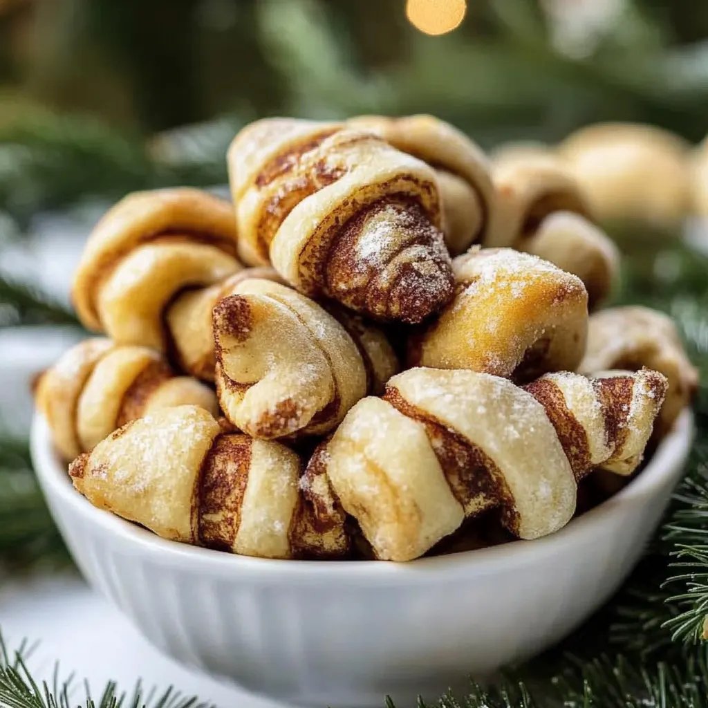 Zimthörnchen Plätzchen