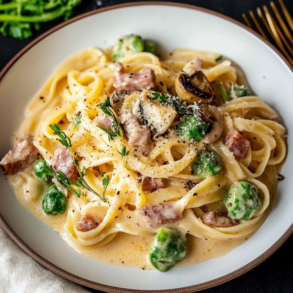 Cremige Speck-Pastasauce