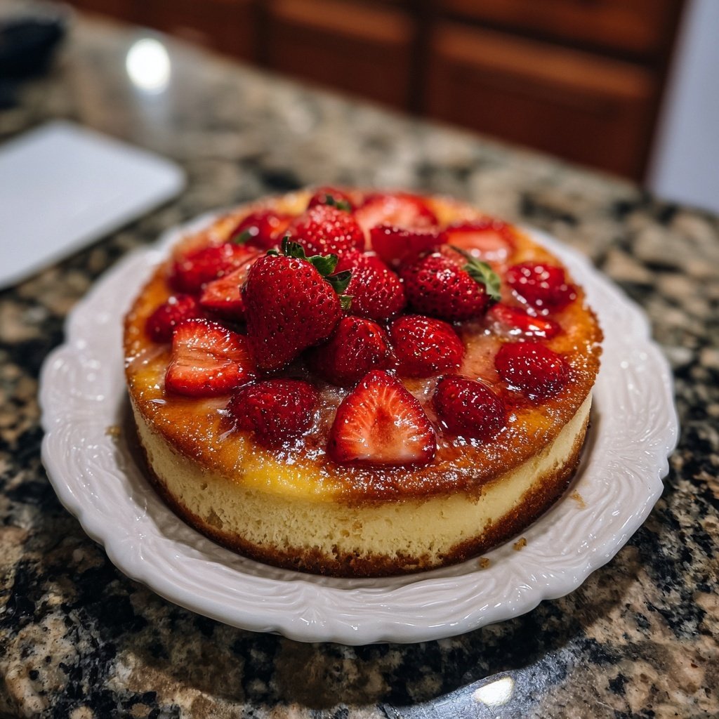 Saftiger Erdbeerkuchen Mit Joghurt Teig