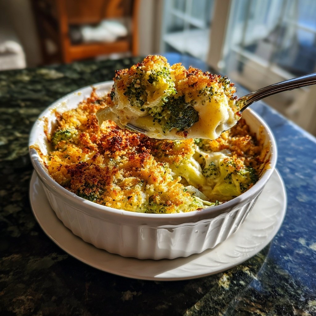 Brokkoli Auflauf Mit Senf Note