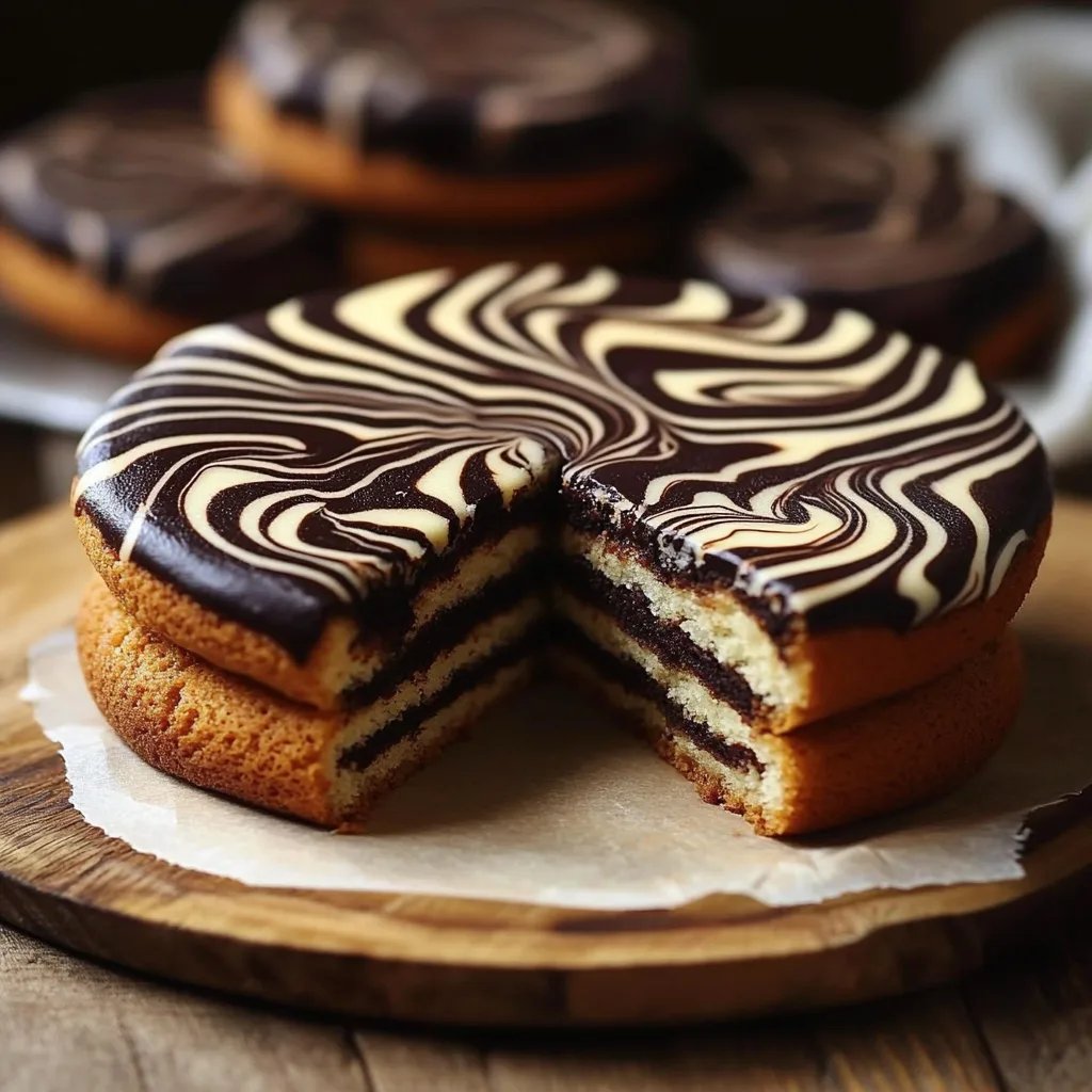 Zebra-Kekse-Rezept: Köstlicher Schokoladen-Vanille-Swirl