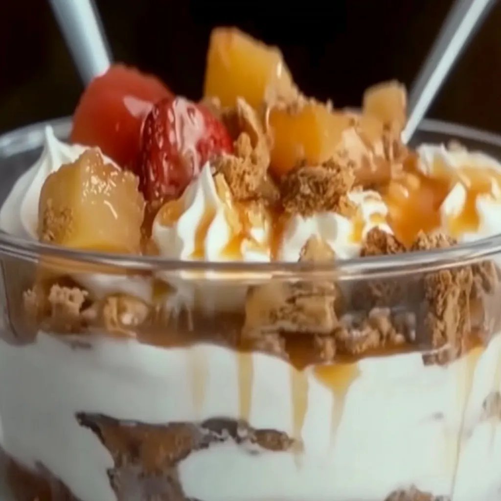 Bratapfel-Karamell Spekulatius-Tiramisu