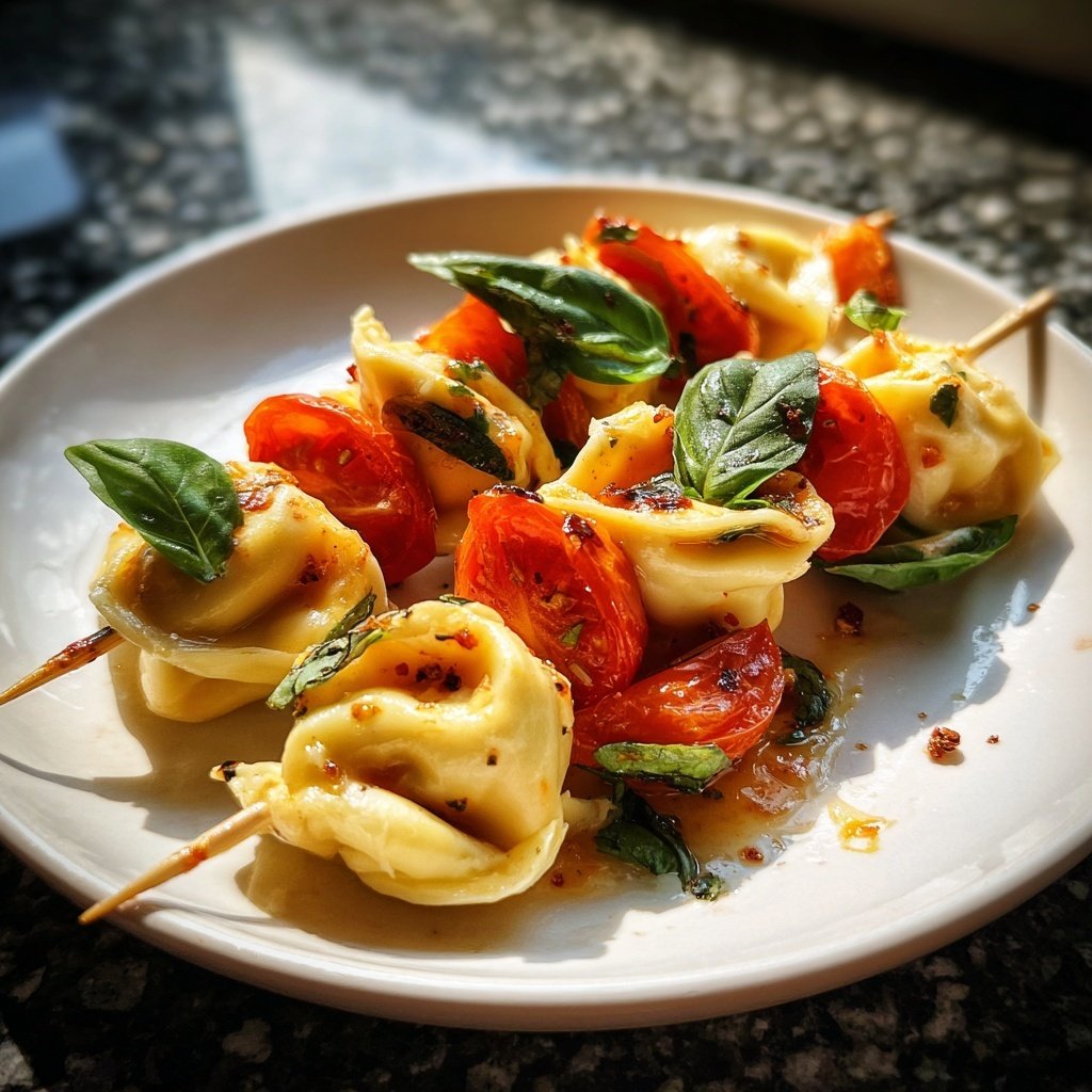 Tortellini Spieße I Fingerfood Idee & Party Snack Rezept